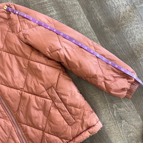 Madewell Reversible Puffer Jacket in Rust, XS - Picture 8 of 11